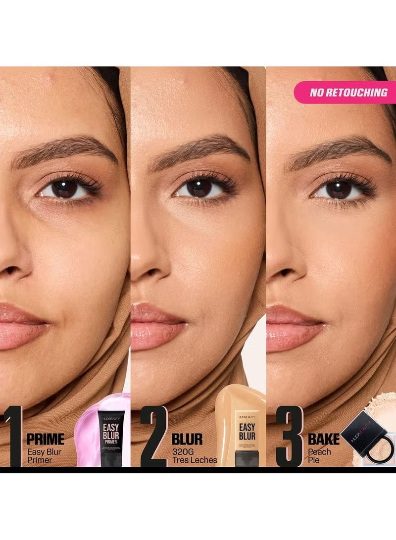 Huda Easy Blur Foundation 320G TresLeches - Image 5
