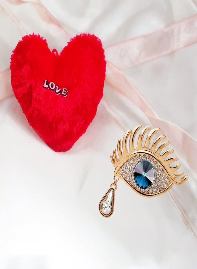 Vientiq Valentine's Day Combo Set Evil Eye Brooch & Herat Pillow - Image 3