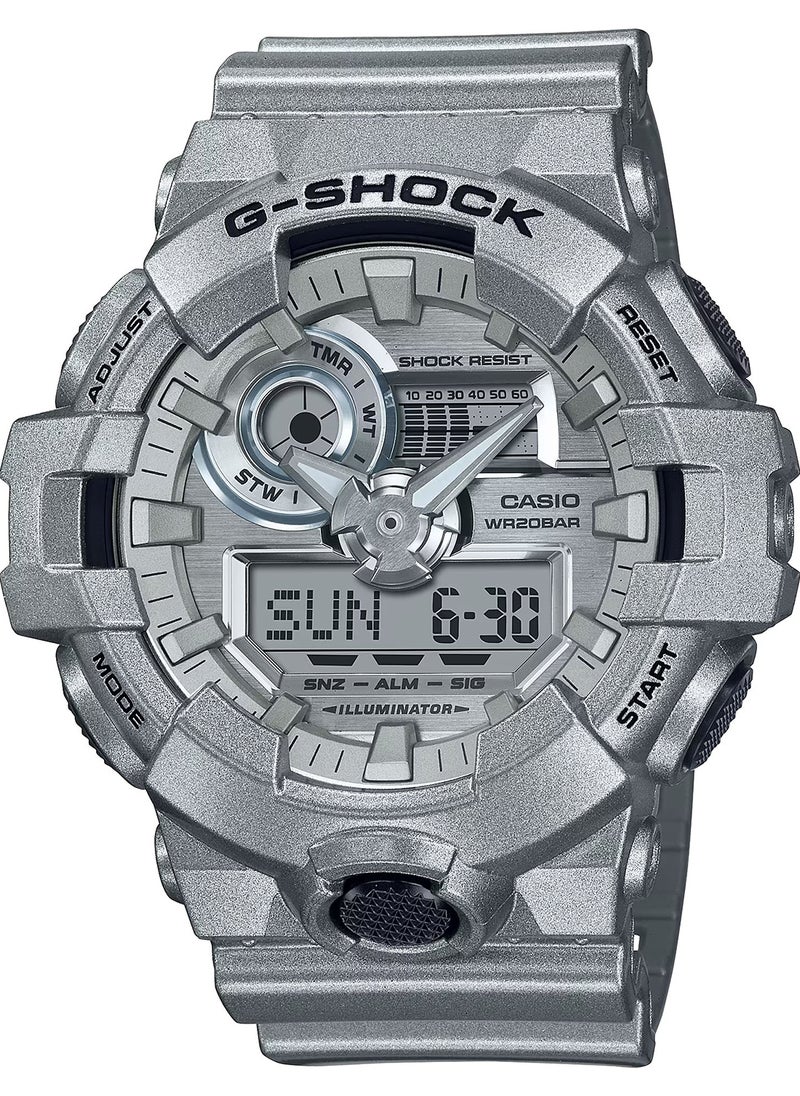 G-SHOCK ساعة يد رجالية، أنالوج+رقمية، راتنج GA-700FF-8ADR - 45 ملم  - Image 1