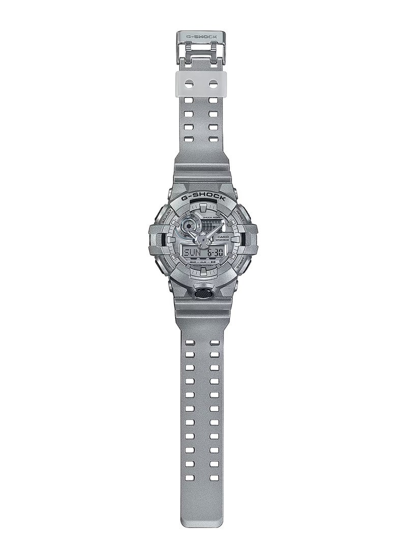 G-SHOCK ساعة يد رجالية، أنالوج+رقمية، راتنج GA-700FF-8ADR - 45 ملم  - Image 2