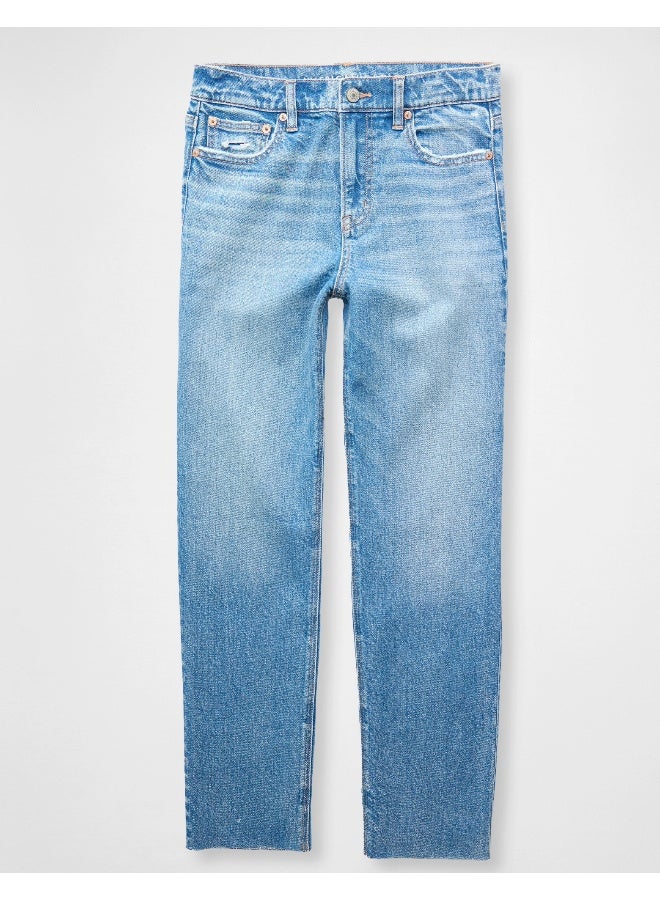 American Eagle AE Stretch Super High-Waisted Ankle Straight Jean  - Image 3