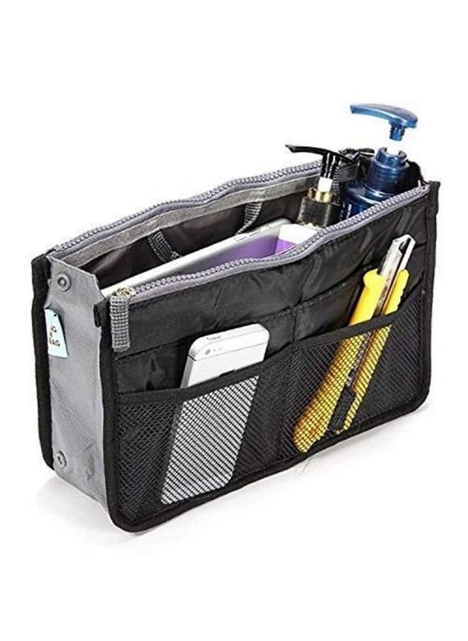 Styleys Polyester Multi Pocket Handbag Organizer (Black)  - Image 2