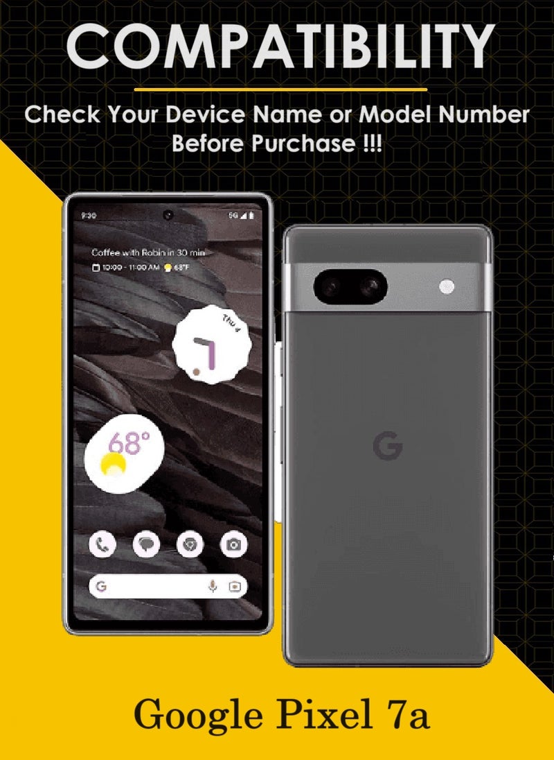 AINA 4 Pieces Tempered Glass Screen Protector 5D Designed For Google Pixel 7a Full Glue Edge to Edge Full Screen Coverage And Bubble Free - Image 3