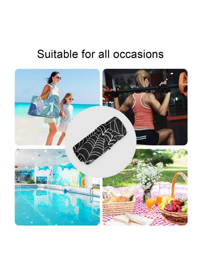 KEEPREAL Halloween Spider Web 2pcs Waterproof Wet Bag Diaper Wet Bags Large Capacity Washable Reusable for Wet Swimsuits,Dirty Gym Clothes, Diapers,Electronics,Toiletries. - Image 5