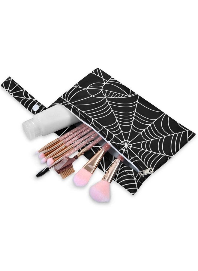 KEEPREAL Halloween Spider Web 2pcs Waterproof Wet Bag Diaper Wet Bags Large Capacity Washable Reusable for Wet Swimsuits,Dirty Gym Clothes, Diapers,Electronics,Toiletries. - Image 2