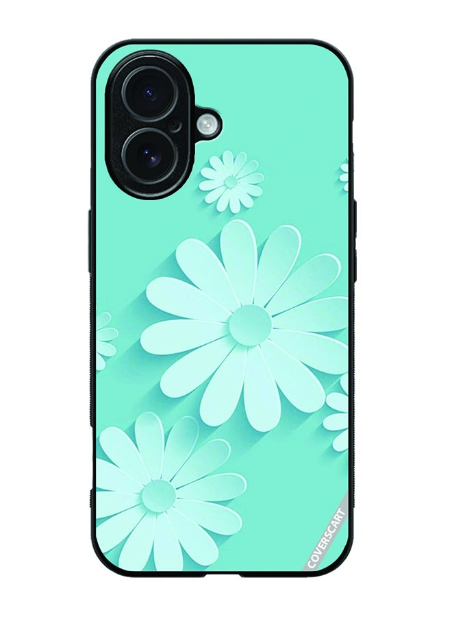 COVERSCART Protective Case Cover For Apple iPhone 17 Flower Design Green