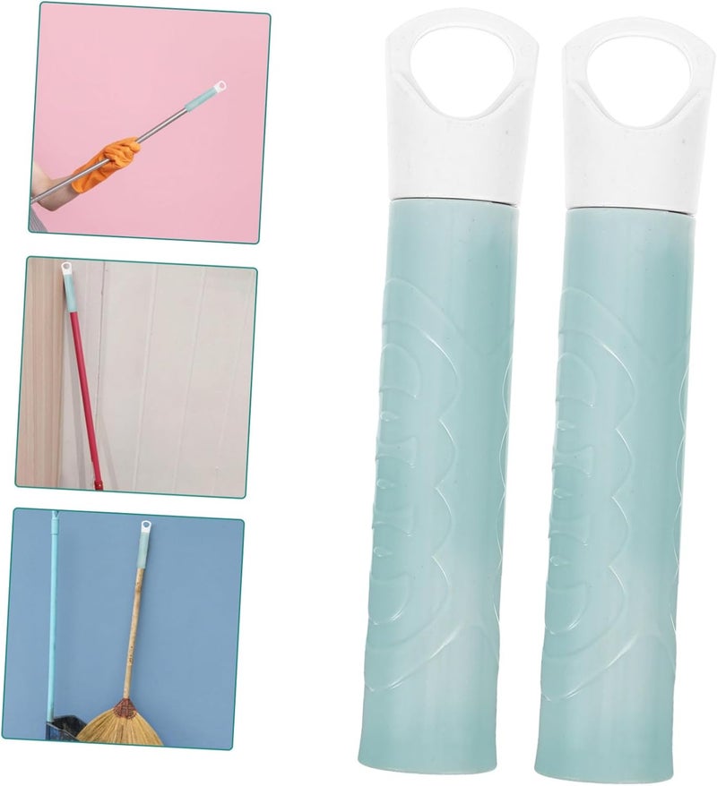 ABOOFAN 2pcs Mop Handle Grip Replacement Broom Rod Sleeve End Caps for Clothesline Stick Cleaning Accessories with Comfortable Grip for Household Floor Brooms - Image 5