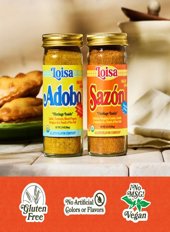 Loisa Adobo + Sazon Duo - USDA Organic, Non-GMO, No-MSG, No Preservatives, No Artificial Coloring, No Artificial Flavors - Image 5