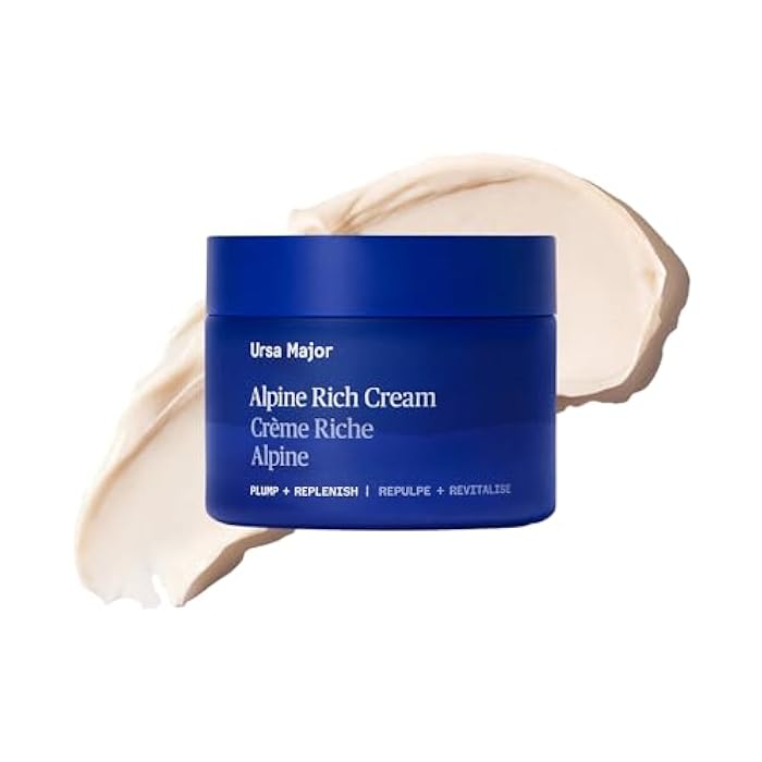 Ursa Major Alpine Rich Cream | Deeply Hydrating & Moisturizing Natural Face Lotion | Supports Skin Barrier and Targets Fine Lines | Vegan, Non-Toxic, Cruelty-Free | 1.69 ounce - Image 1