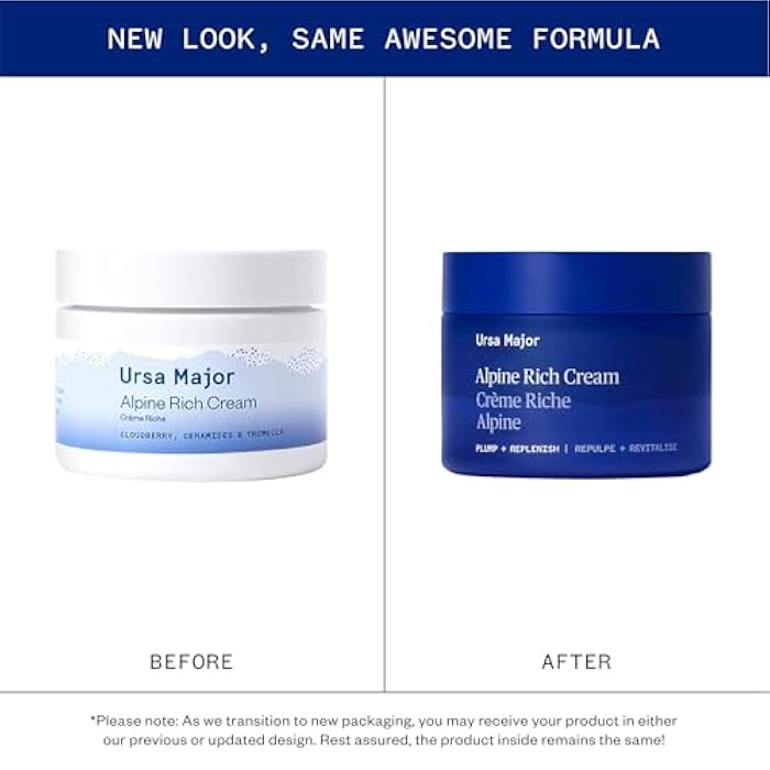 Ursa Major Alpine Rich Cream | Deeply Hydrating & Moisturizing Natural Face Lotion | Supports Skin Barrier and Targets Fine Lines | Vegan, Non-Toxic, Cruelty-Free | 1.69 ounce - Image 2