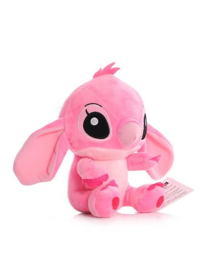 18cm Stitch Stuffed Plush Models Cartoon Stuffed Plush Dolls Anime Plush Baby Toys Kawaii Kids Birthday Gift(Pink) - Image 4