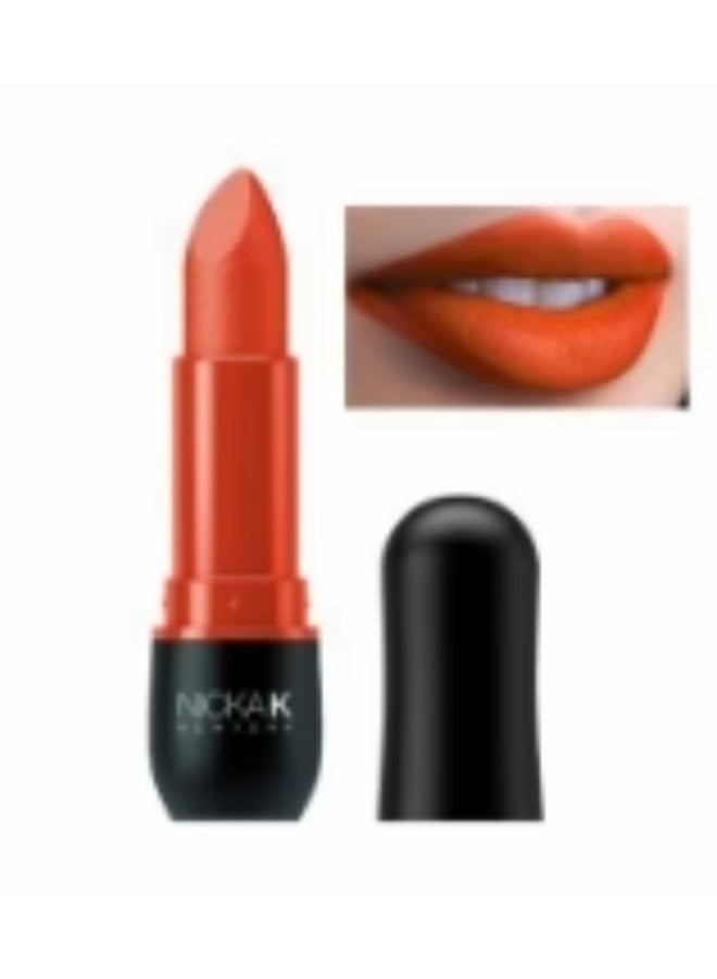Nicka K نيكا ك نيويورك أحمر شفاه مات برتقالي أحمر NMS03 - Image 3
