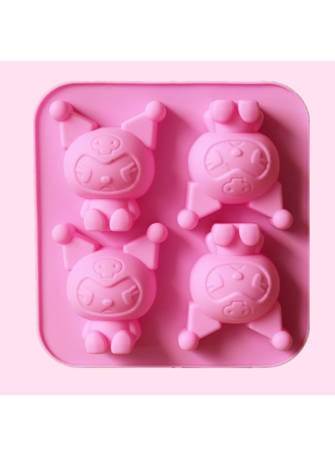 Stilts Spongebob Silicone Mold Plaster Doll Mold Altman Red Wolf Kulomi Chocolate Mold-Specification:Stitch-Colour:Random - Image 5