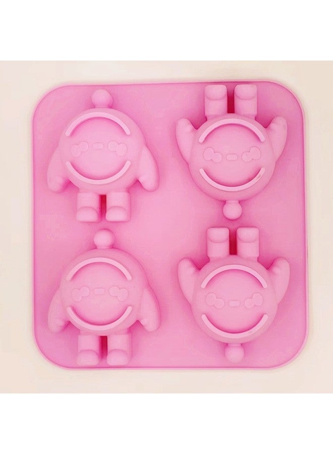 Stilts Spongebob Silicone Mold Plaster Doll Mold Altman Red Wolf Kulomi Chocolate Mold-Specification:Stitch-Colour:Random - Image 3