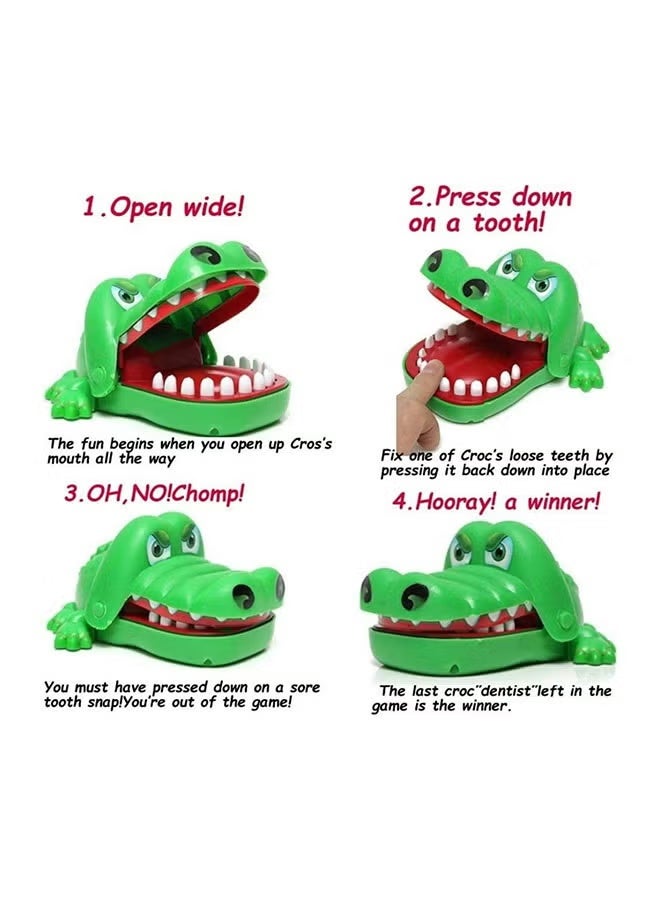 Crocodile Mouth Dentist Portable Lightweight Rich Unique Design Bite Finger Toy 16.2x15.5x12.2cm - Image 5