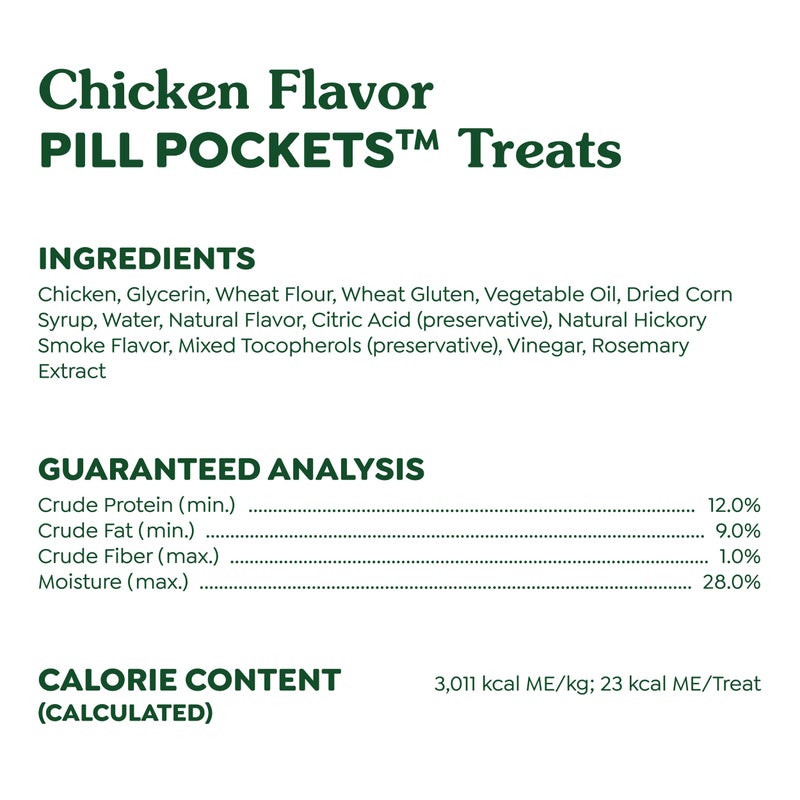 Greenies Pill Pockets for Dogs Large Size, Soft Dog Treats, Chicken Flavor, 7.9 oz. Pouch (30 Treats) - Image 5