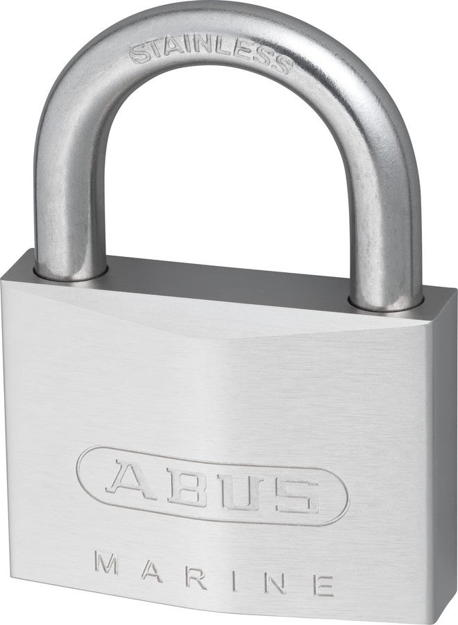 ABUS 75IB/50 KD Marine Grade Chrome Plated Brass Padlock, Stainless Steel Shackle, Keyed Different - Image 1