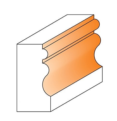 CMT ORANGE TOOLS CMT 855.901.11 Molding Bit, 1/2-Inch Shank, 15/16-Inch Diameter, Carbide-Tipped - Image 2