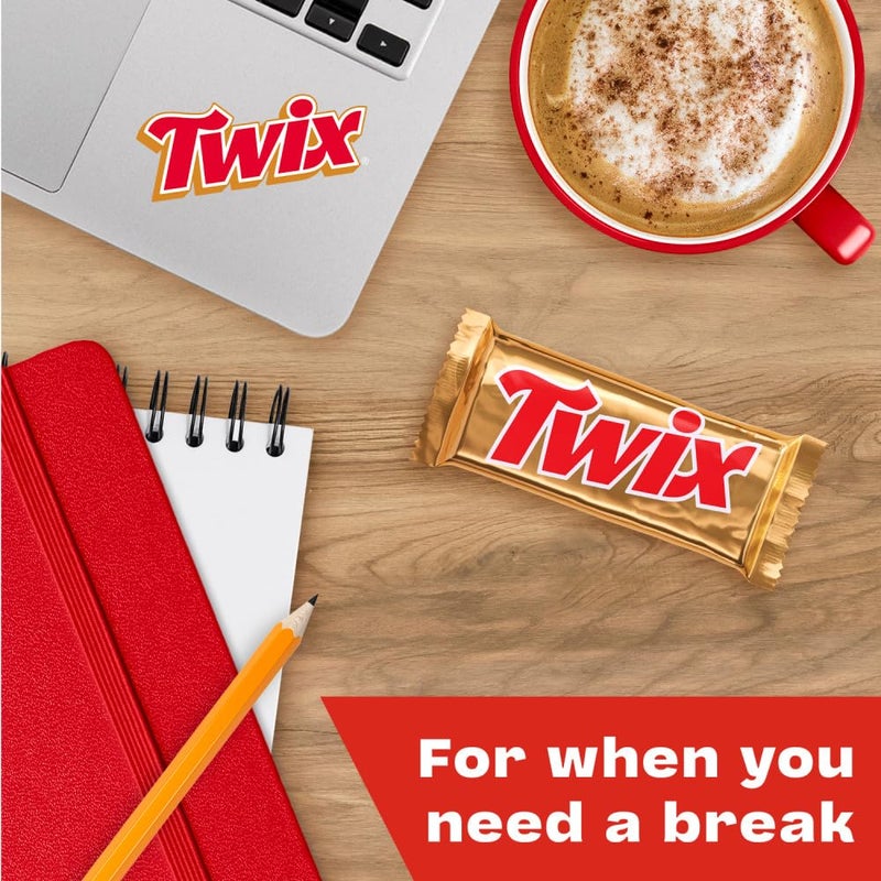 Twix Bulk Chocolate Candy Individually Wrapped - Full Size, Caramel Chocolate Cookie Candy Bars, 36 ct Box - Image 5