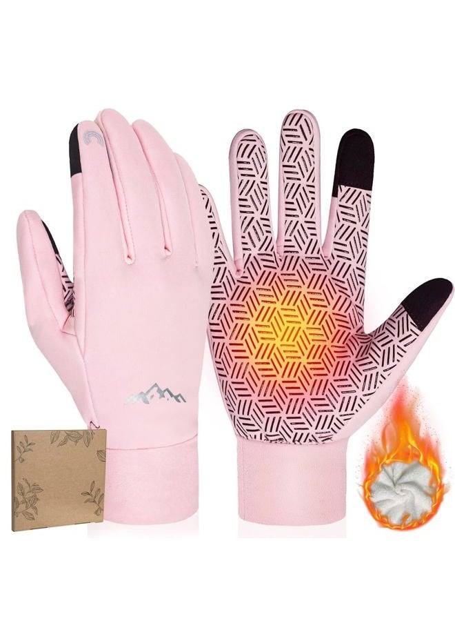Pixel Panda Winter Gloves for Men Women Warm Touchscreen Gloves for Cold Weather Thin Water-Resistant Windproof Non-Slip Gloves for Cycling, Driving, Running, Hiking - Image 1