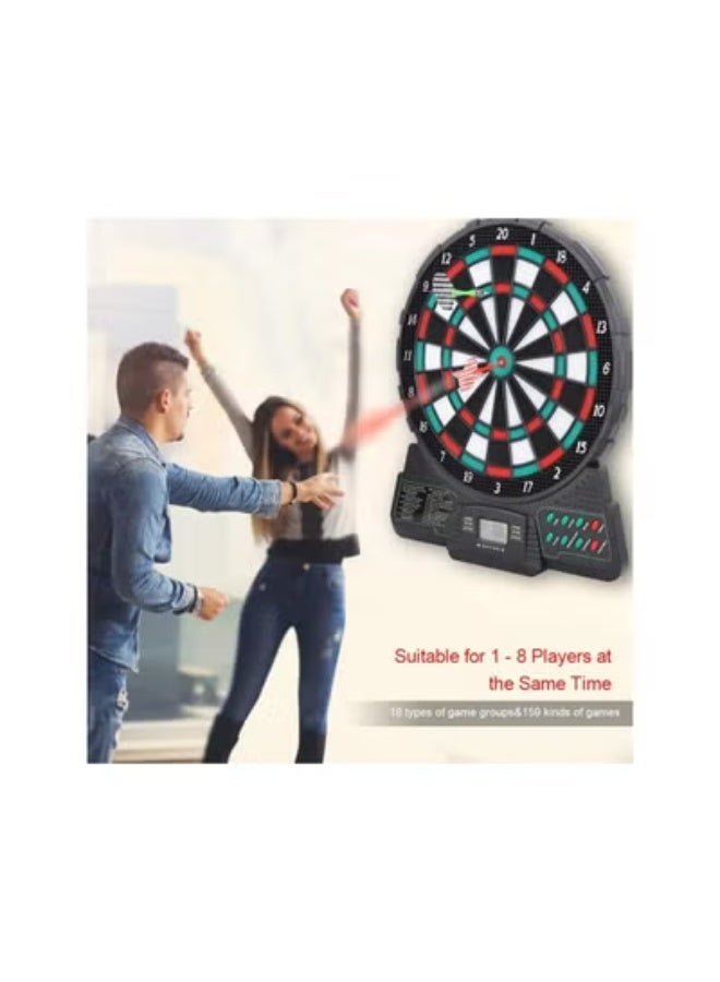 klarako Sports Electronic Dartboards, Talking Electronic Dartboard Magnetic Dart Board, for Adults, with Music and Sound Reminding, LCD Digital Scoring, for Up to 8 Players, 18 Games 159 Options - Image 5