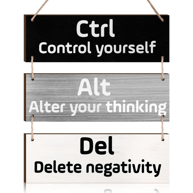 Al Raied ARS® Office Wall Decor Inspirational Wooden Hanging Plaques - Motivational Quotes for Home and Office - Image 1