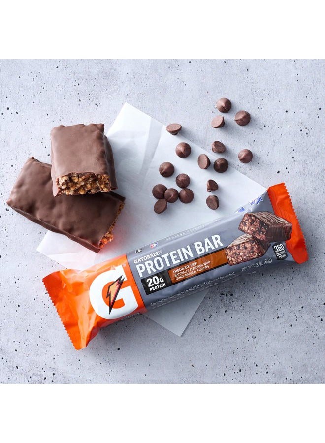 Gatorade Whey Protein Recover Bars, Chocolate Chip, 2.8 ounce bars (12 Count) - Image 4