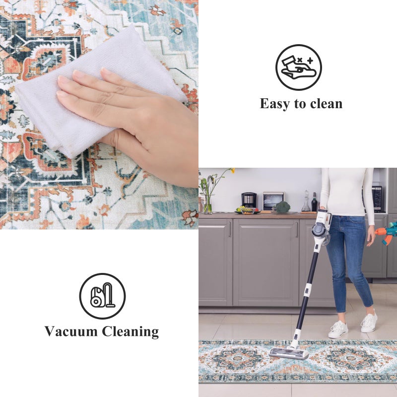 MJIAHOMDEC Cushioned Kitchen Rug Sets 3 Piece Anti Fatigue Kitchen Mats for Floor Non Slip Waterproof Kitchen Rugs and Mats Comfort Standing Mat Runner for Home Office,Sink,Laundry - Image 5