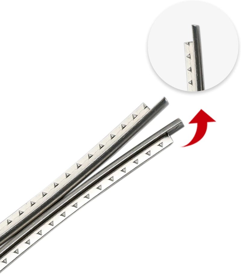 Holmer Guitar Fret Wires 2.9mm 24 Frets Stainless Steel Fretwire Compatible with Fender Gibson Electric or Acoustic Guitar Bass guitar Fingerboard Replacement. (2.9mm-24 frets) - Image 3