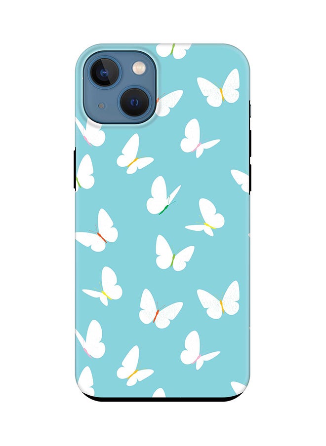 Stylizedd Tough Pro Series Case for Apple iPhone 14 Plus Case Dual Layer hybrid PC & TPU Customized Mobile Cover Shield with inner TPU protection Matte Finish - Fluttering Butterfly 