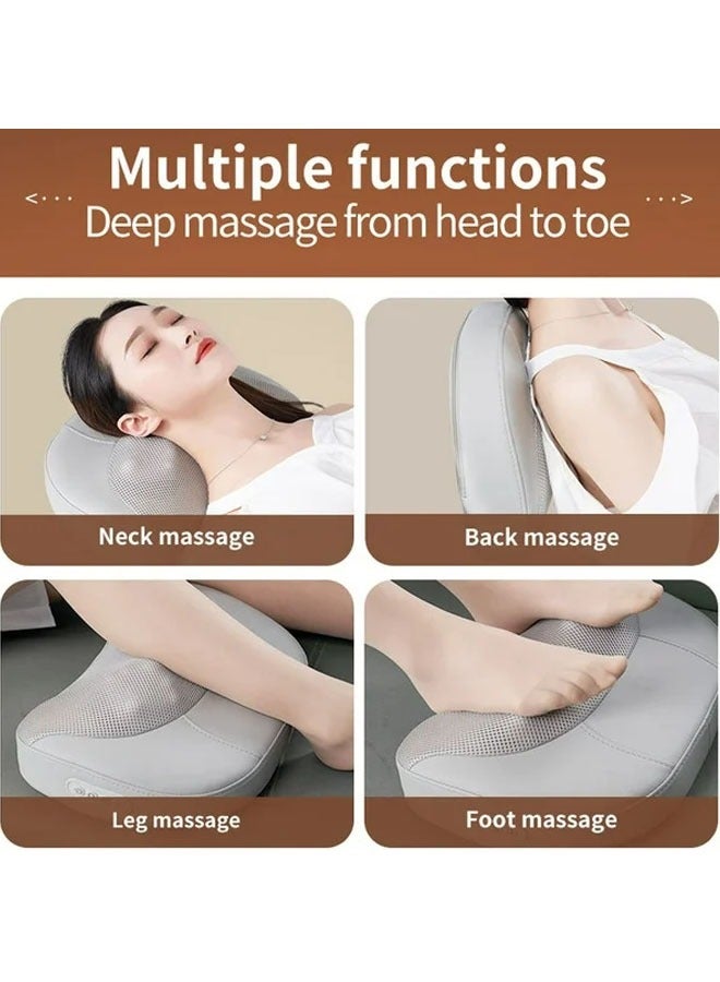 general Hot neck massager, shiatsu electric back massager, deep kneading shoulder massager with full body muscles, home massage - Image 3