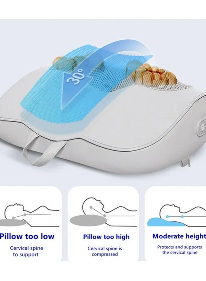 general Hot neck massager, shiatsu electric back massager, deep kneading shoulder massager with full body muscles, home massage - Image 2