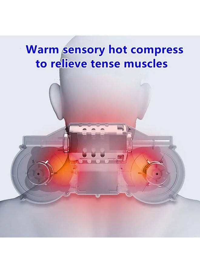 general Hot neck massager, shiatsu electric back massager, deep kneading shoulder massager with full body muscles, home massage - Image 4