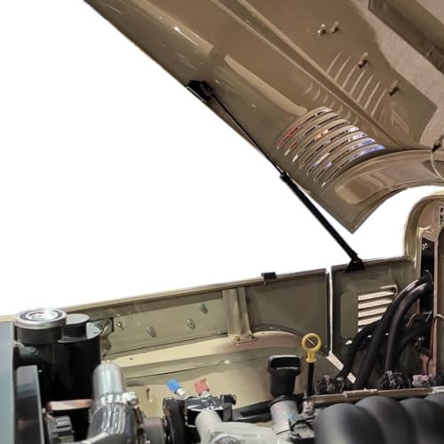 Redline Tuning 21-27002-02 Hood QuickLIFT Plus System Compatible with Toyota Land Cruiser FJ40 1963-1982 (All Black Components) - Image 3