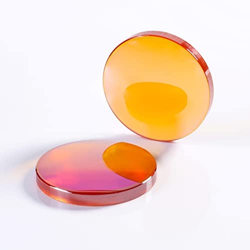 MCWLaser CO2 Laser Lens PVD ZnSe Dia: 20mm FL: 2"/50.8mm for Co2 Laser Engraver Cutter 40W 50W 60W 80W 100W 150W - Image 2