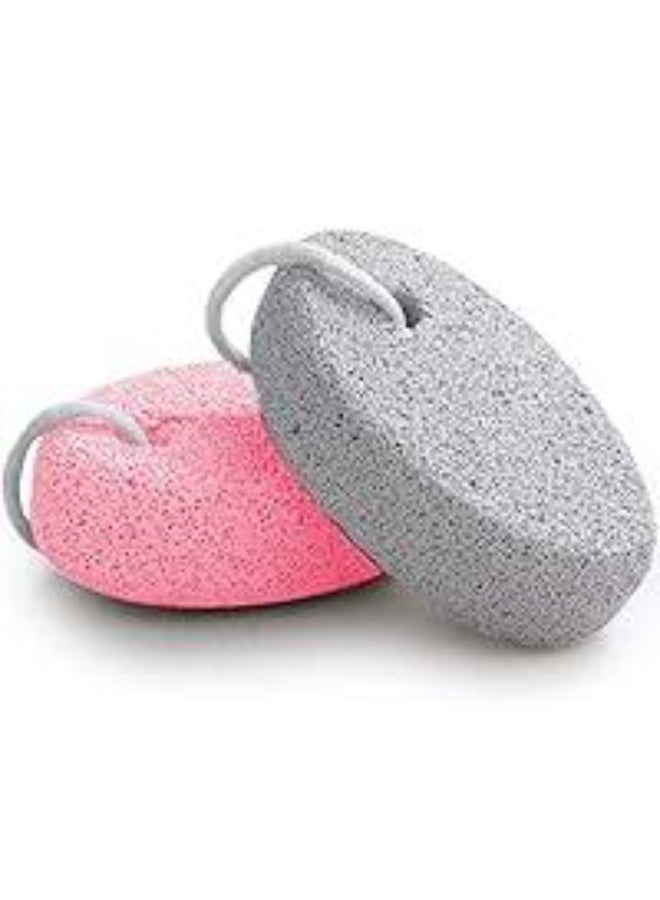 حجر تقشير القدم الطبيعي لإزالة الجلد الميت والطبقات الخشنة بسهولة، حجر باديكير احترافي للعناية بالقدمين وتنعيم البشرة بلمسة لطيفة وفعّالة (قد يختلف اللون) - Image 2