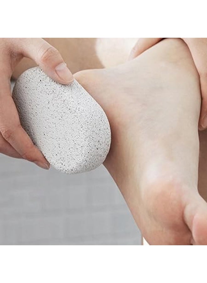 حجر تقشير القدم الطبيعي لإزالة الجلد الميت والطبقات الخشنة بسهولة، حجر باديكير احترافي للعناية بالقدمين وتنعيم البشرة بلمسة لطيفة وفعّالة (قد يختلف اللون) - Image 5