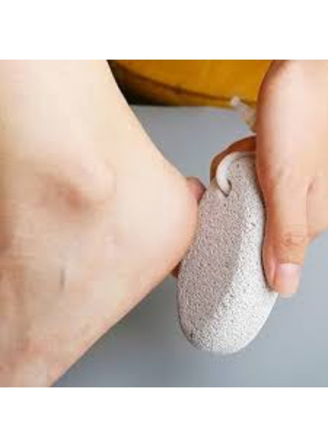 Natural Foot Exfoliating Stone for Refreshing and Smoothing the Skin, Professional Pedicure Care Tool for Soft and Comfortable Feet with a Gentle Touch (Color May Vary) - Image 4