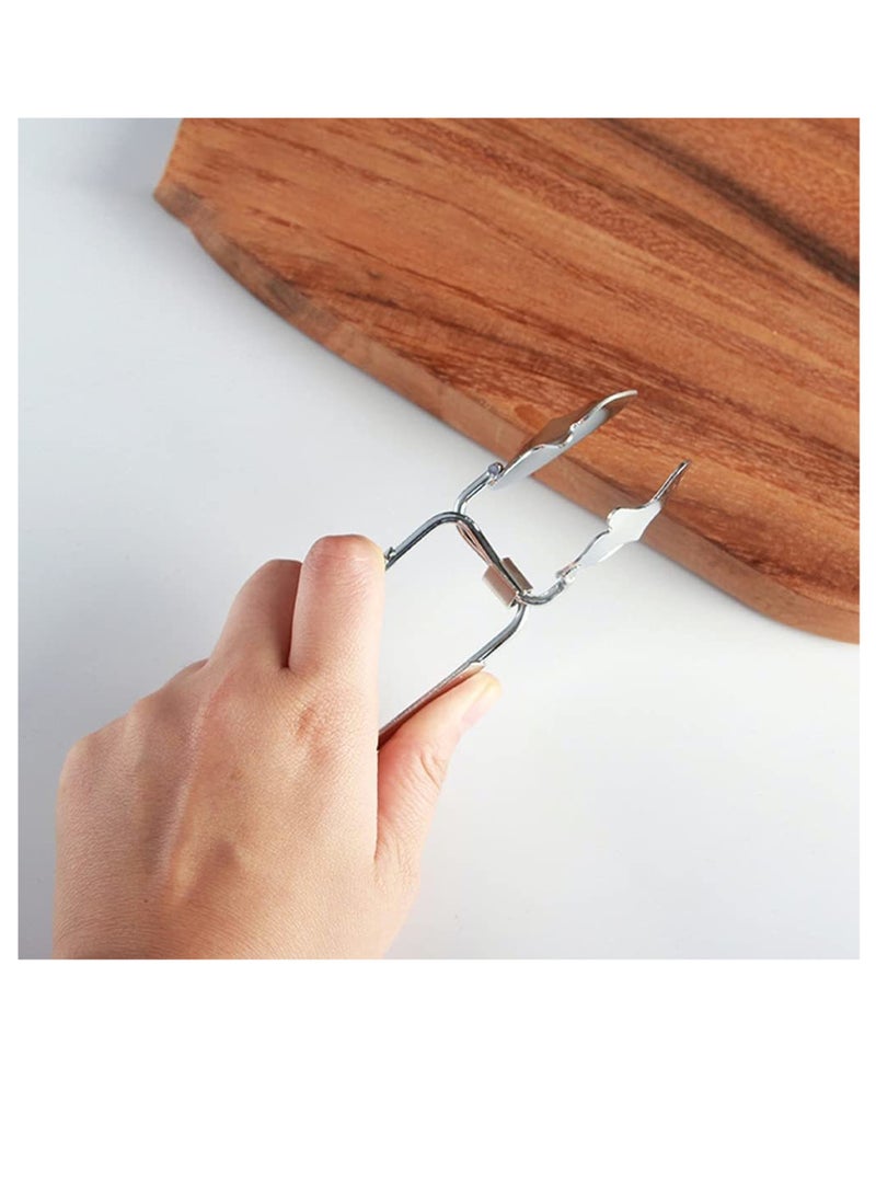 إكسفور طقم شوكات ملقط الحلزون من الفولاذ المقاوم للصدأ ملاقط اسكارجوت مشبك شوكة الحلزون ملقط تقديم الطعام طقم طعام اسكارجوت للمطبخ والطبخ والمطعم يقدم 3 قطع - Image 4