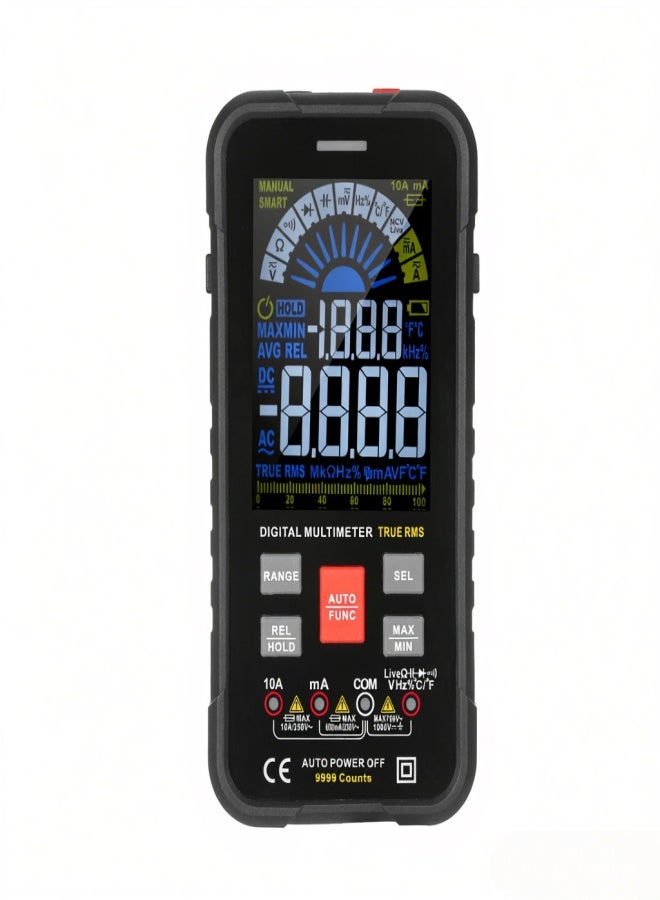 هابوتيست جهاز قياس متعدد رقمي HABOTEST HT116، 9999 عد، قيمة RMS حقيقية، إيقاف تشغيل تلقائي، قياس الجهد بدون تلامس، جهاز قياس عالمي، فولتميتر، أمبيريتر، جهاز اختبار متعدد لقياس الجهد والتيار المستمر/المتردد، المقاومة، السعة، التردد، ودرجة الحرارة - Image 4