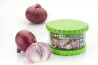 D- Search DSearch Stainless Steel Blades Plastic Garlic Chopper Multi Crusher for Garlic Chilli Ginger Dry Fruits Vegetable Chopper Spice Herb Crusher Kitchen Tool Capsicum Peanuts and Slicer - Image 5