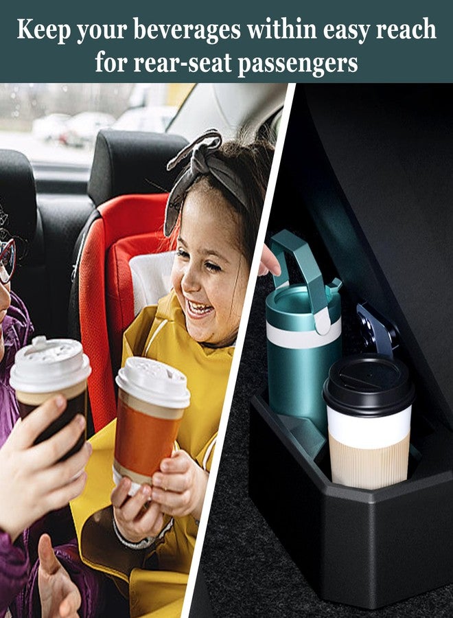 Abystar Backseat Floor Cup Holder Console Mounted Drink Holder Rear Storage Organizer Interior Accessories Compatible with Chevrolet/Chevy Trax 2024 2025 - Image 2