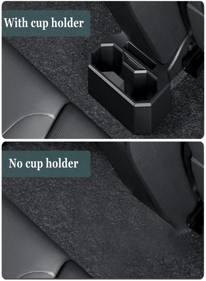 Abystar Backseat Floor Cup Holder Console Mounted Drink Holder Rear Storage Organizer Interior Accessories Compatible with Chevrolet/Chevy Trax 2024 2025 - Image 3