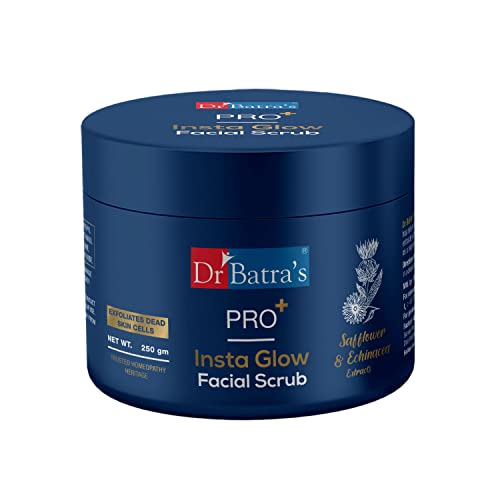 Dr Batra's PRO+ Insta Glow Niacinamide Facial Scrub, Contains Echinacea 250 gms - Image 1