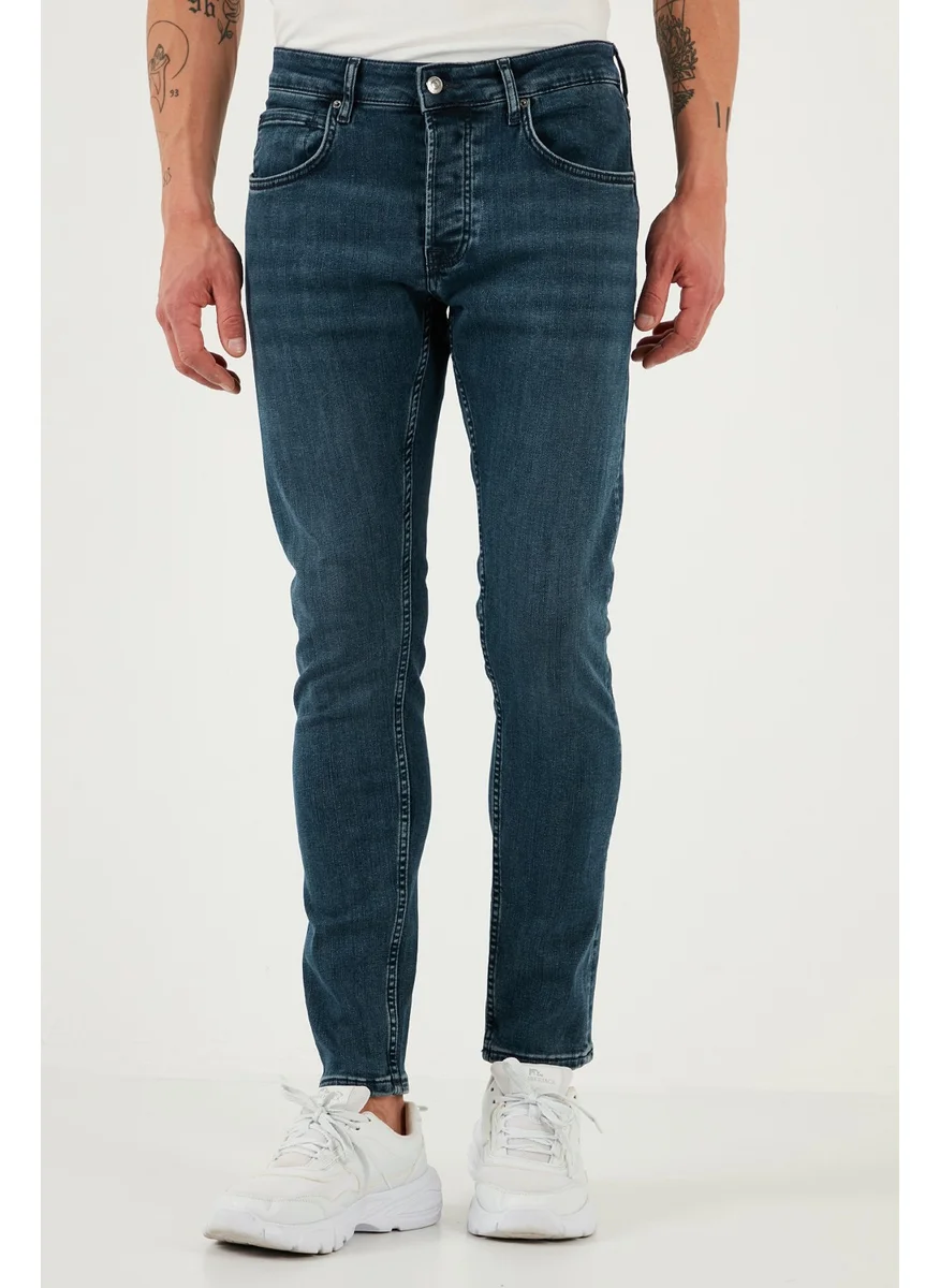 Buratti Stretch Cotton Slim Fit Normal Waist Skinny Leg Jeans Men's Jeans 1124S77NAPOLI