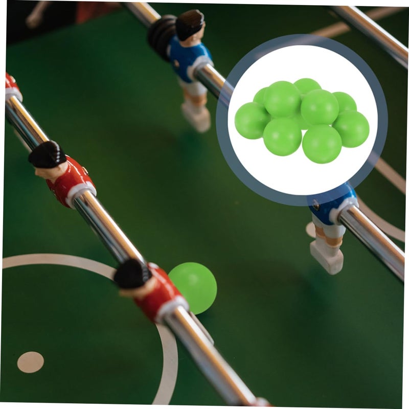 Green Foosball Replacement Players Set For Table Soccer Game With Balls - Image 5