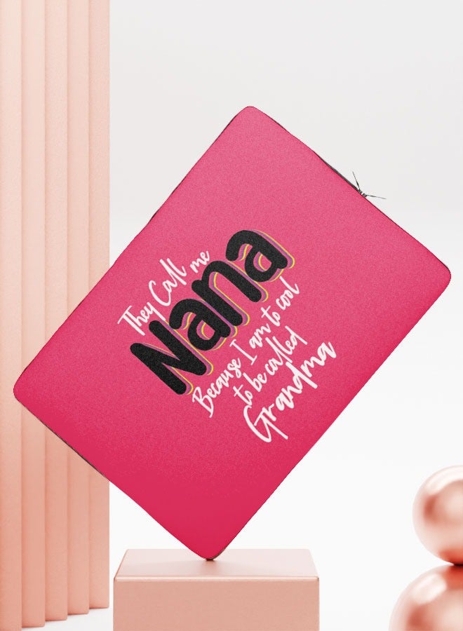 LIT Best Nana ever Quote Laptop Sleeve Best Grand Ma Ever Laptop Case  - Image 1