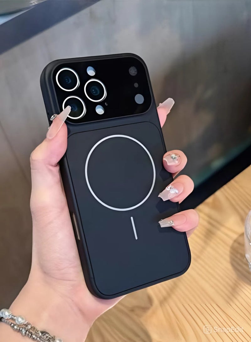 جراب لهاتف ايفون 16 برو ماكس - مع حامل Magsafe سلم نحيف للغاية، [لتغيير شكل ولون هاتفك مع حماية من الدرجة العسكرية]، بدون تقنية الاصفرار، ظهر مقاوم للخدش، غطاء مغناطيسي فائق النحافة - جراب راقي وفخم ويغير لون وشكل موبايلك بنسبة 100% - Image 2