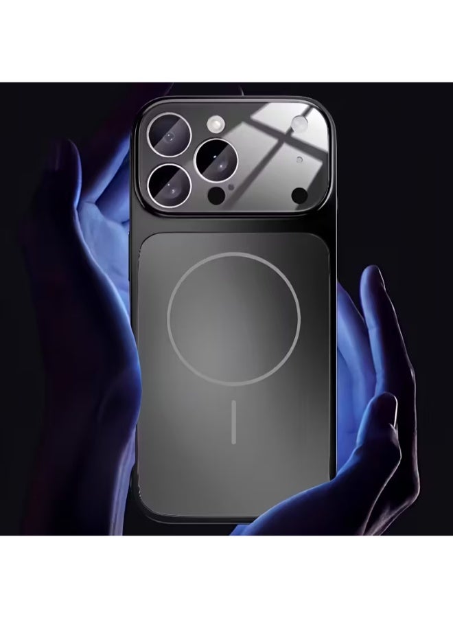 جراب لهاتف ايفون 16 برو ماكس - مع حامل Magsafe سلم نحيف للغاية، [لتغيير شكل ولون هاتفك مع حماية من الدرجة العسكرية]، بدون تقنية الاصفرار، ظهر مقاوم للخدش، غطاء مغناطيسي فائق النحافة - جراب راقي وفخم ويغير لون وشكل موبايلك بنسبة 100% - Image 5