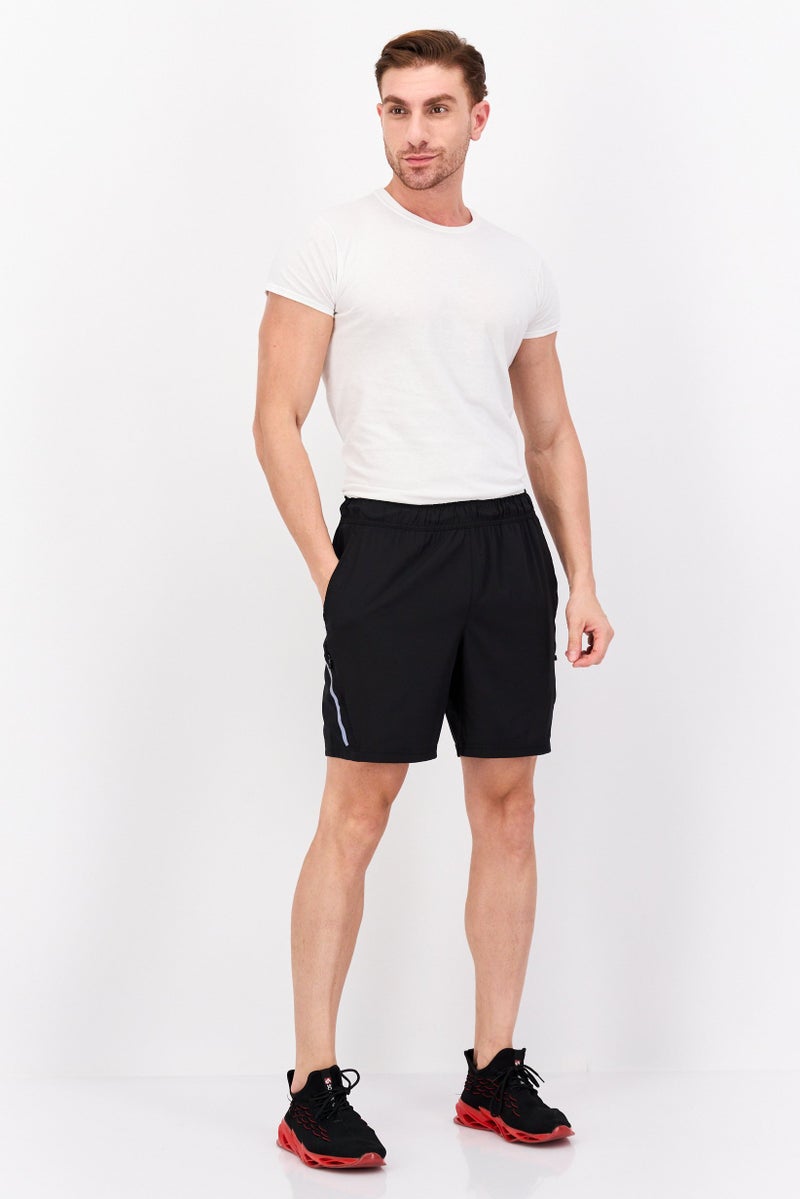 MOTION Men Sportswear Fit Training Shorts, Black - Image 3
